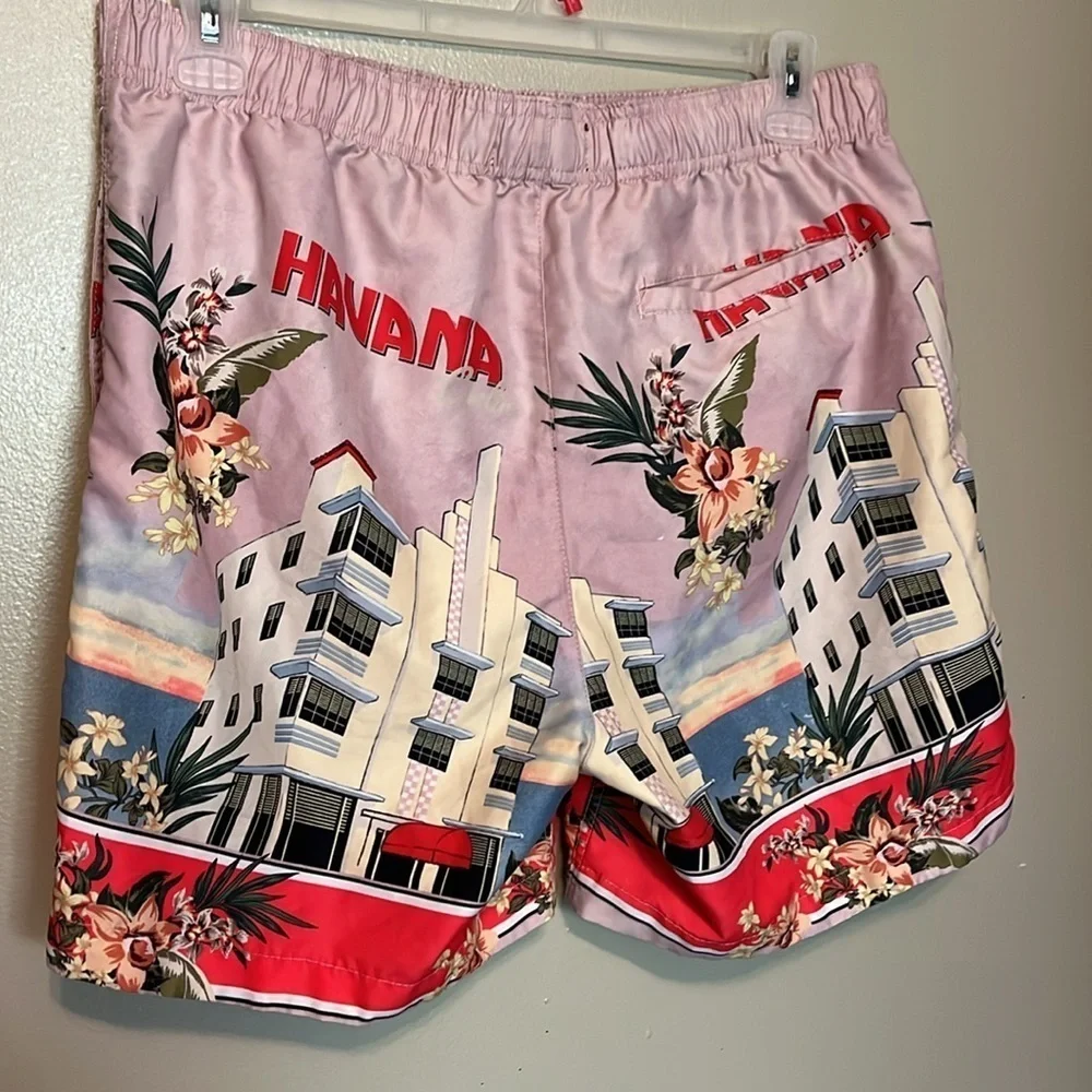Pac Sun Havana Graphic Swim Shorts men’s size large